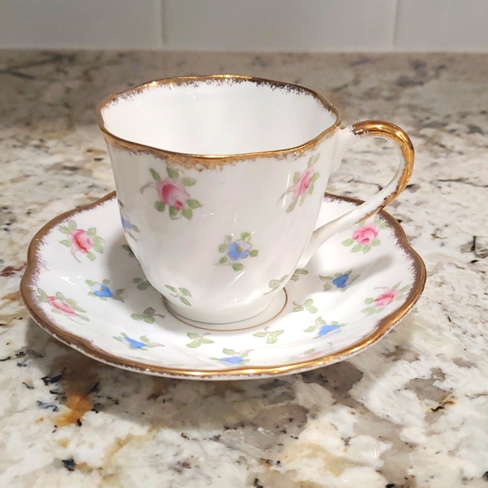 Salisbury Vintage Demitasse cup and saucer.